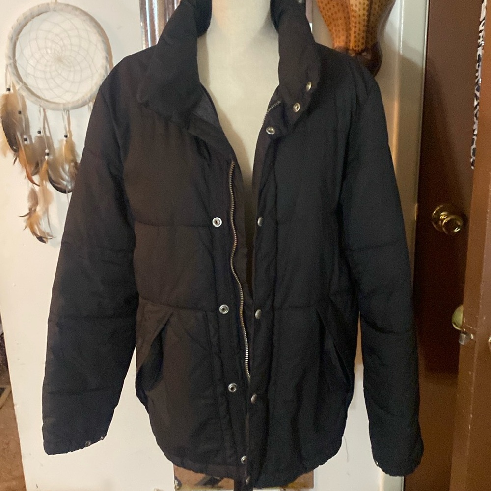 H&M L.O.G.G  black jacket/coat for men( no hood)